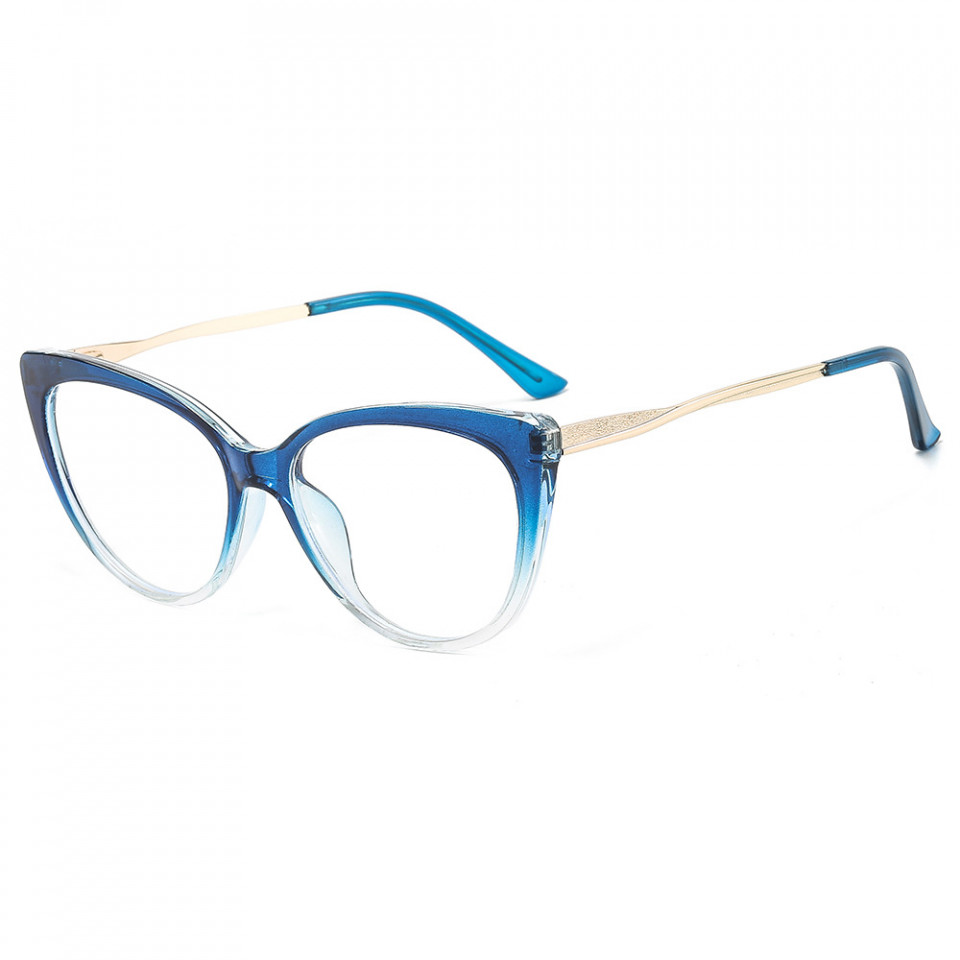 Ochelari calculator dama protectie lumina albastra, Techsuit (F5018-C8) - Transparent Blue
