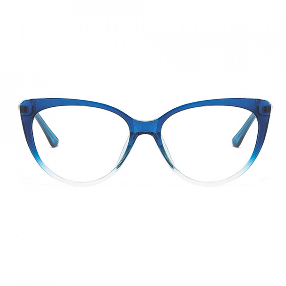 Ochelari calculator dama protectie lumina albastra, Techsuit (F5018-C8) - Transparent Blue - 1 | YEO
