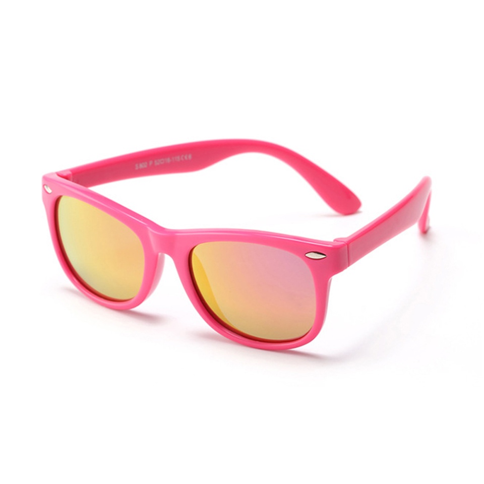 Ochelari de soare copii 3-8 Ani, Protectie UV, Polarizati, Skyddar Kido D802 - Roz