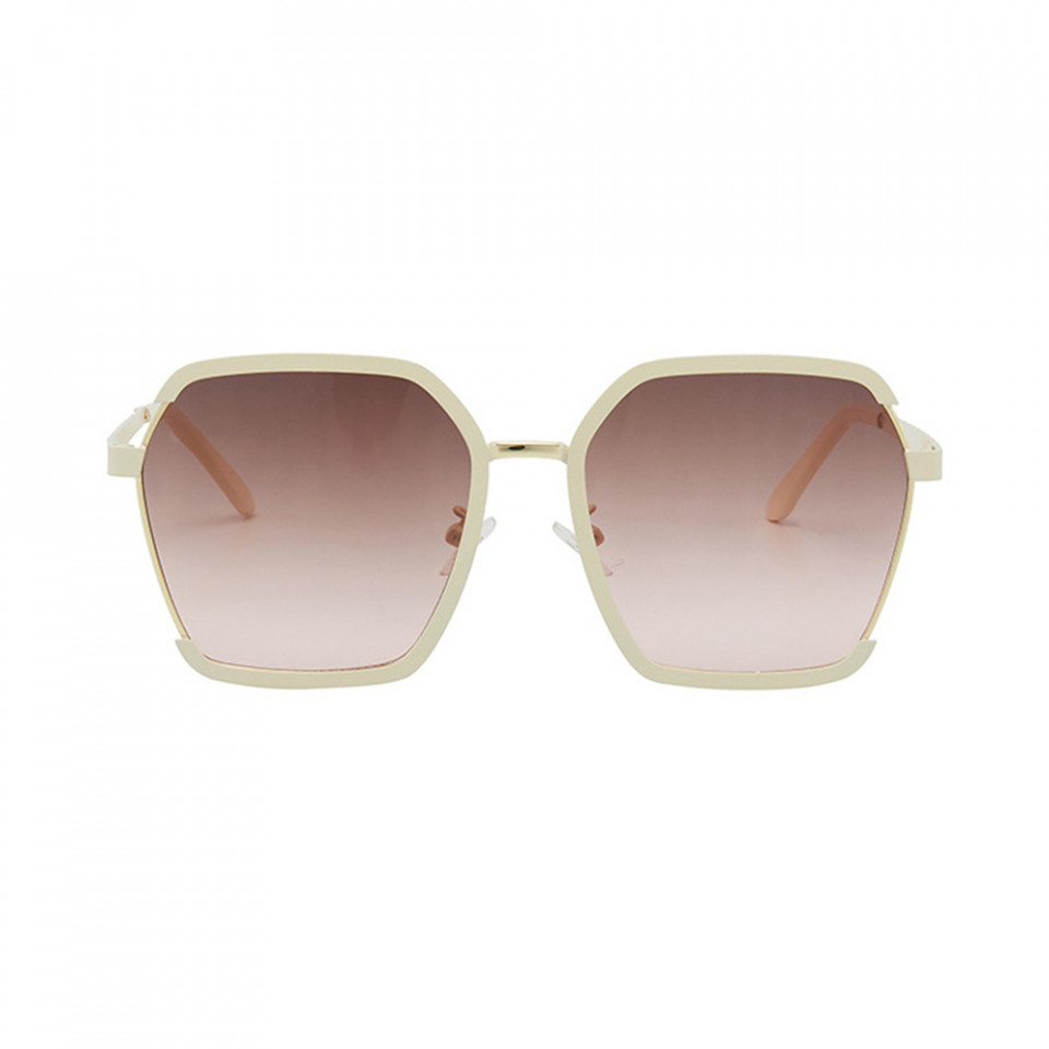 Ochelari de soare dama cu protectie UV (191), Techsuit - Cream - 1 | YEO