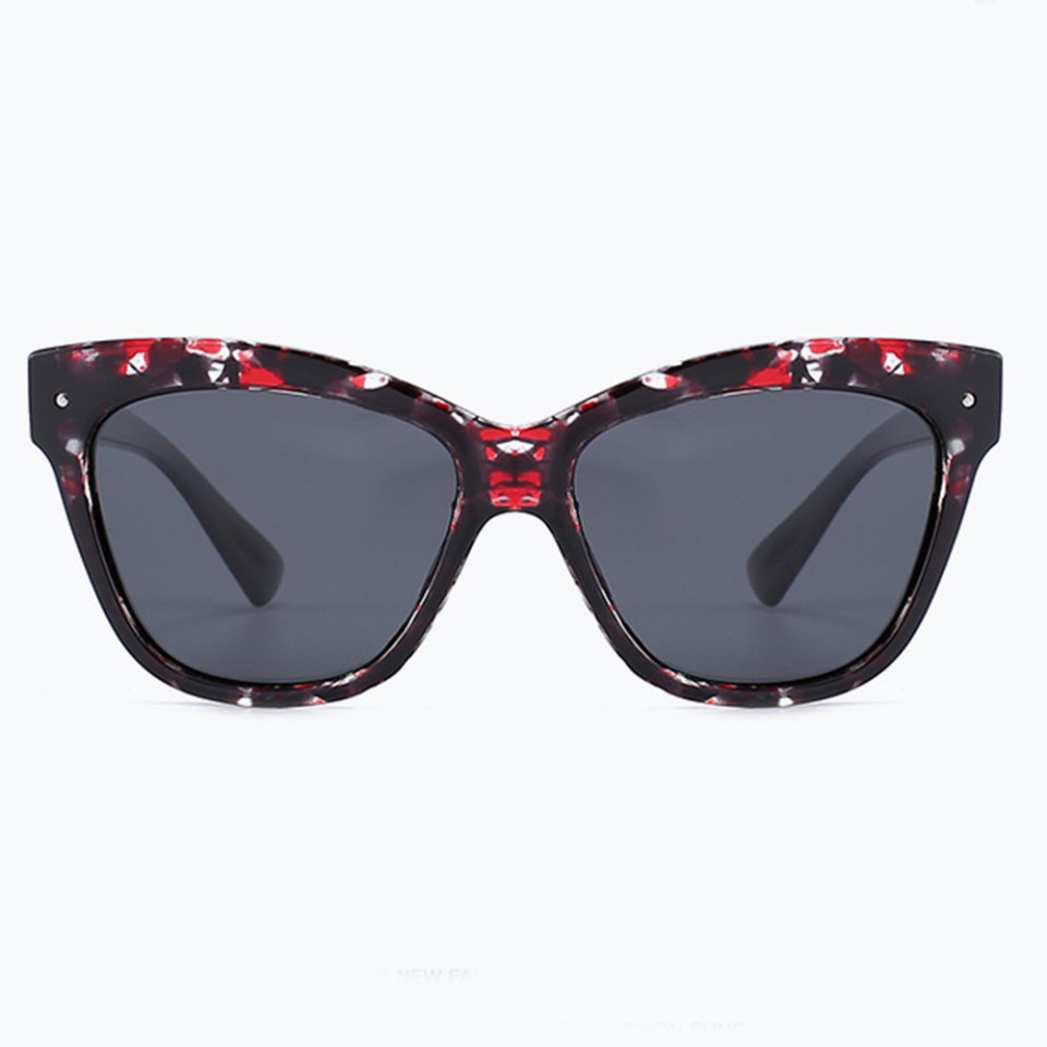 Ochelari soare cu protectie UV (OD8155-C1), Techsuit - Flowers / Black - 1 | YEO