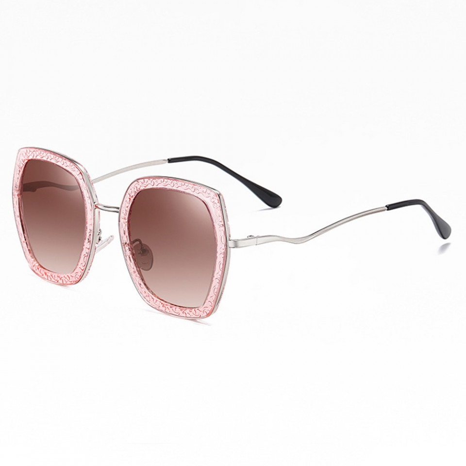 Ochelari soare dama cu protectie UV (WD2207-T25), Techsuit - Pink
