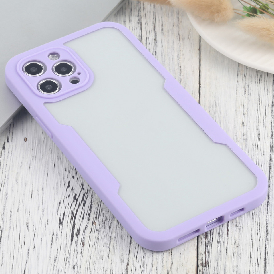 [Pachet 360°] Husa + Folie pentru iPhone 12 Pro, SKDR ColorShield 360° - Mov - 1 | YEO