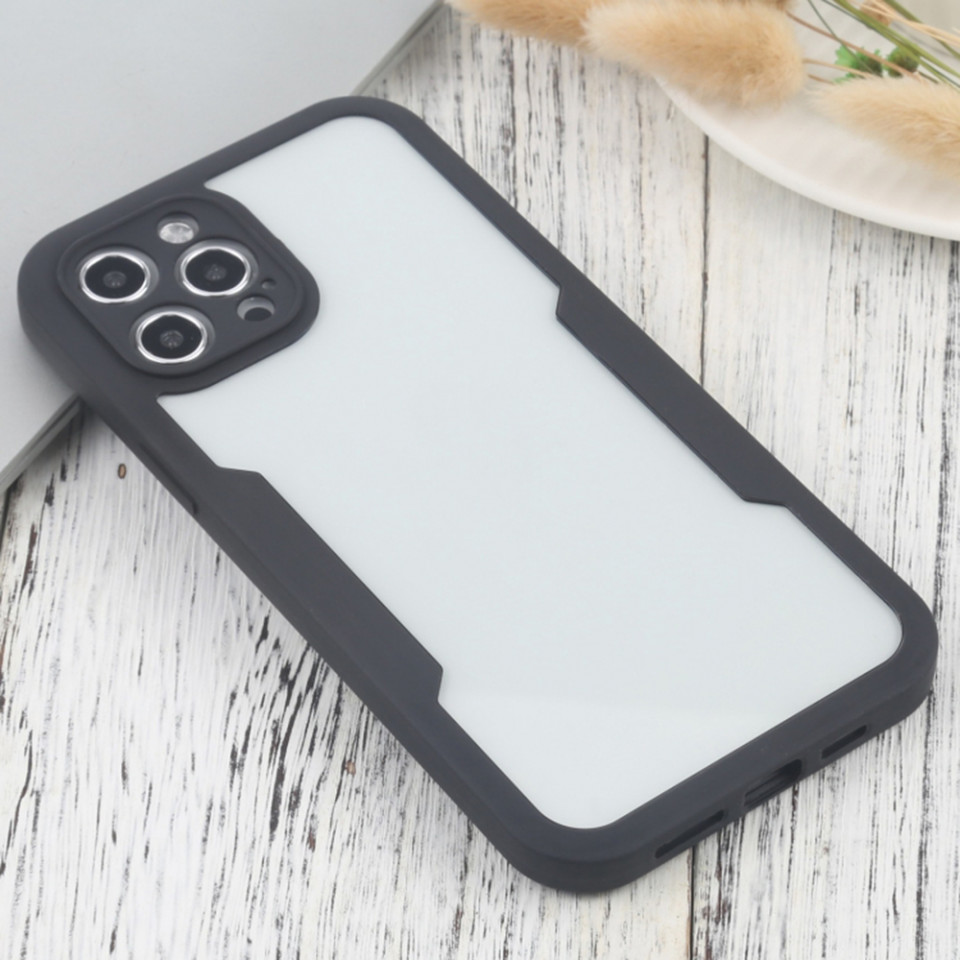 [Pachet 360°] Husa + Folie pentru iPhone 12 Pro, SKDR ColorShield 360° - Negru - 2 | YEO