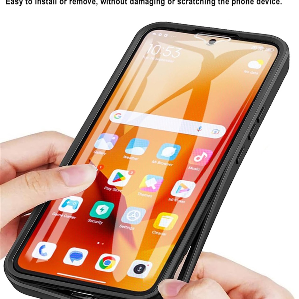 [Pachet 360°] Husa + Folie pentru Xiaomi Redmi 13C 4G / Poco C65, SKDR ColorShield 360° - Mov - 1 | YEO
