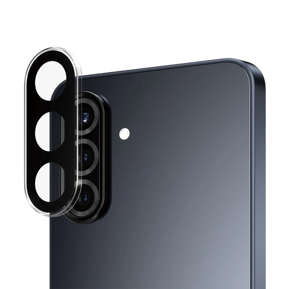 Protectie Camera pentru Samsung Galaxy A36 5G, Hoops PanzerGlass®, cu Separare Optica, Sticla Securizata, Anti-Zgarieturi si Anti-Reflexie, Transparenta - 1 | YEO