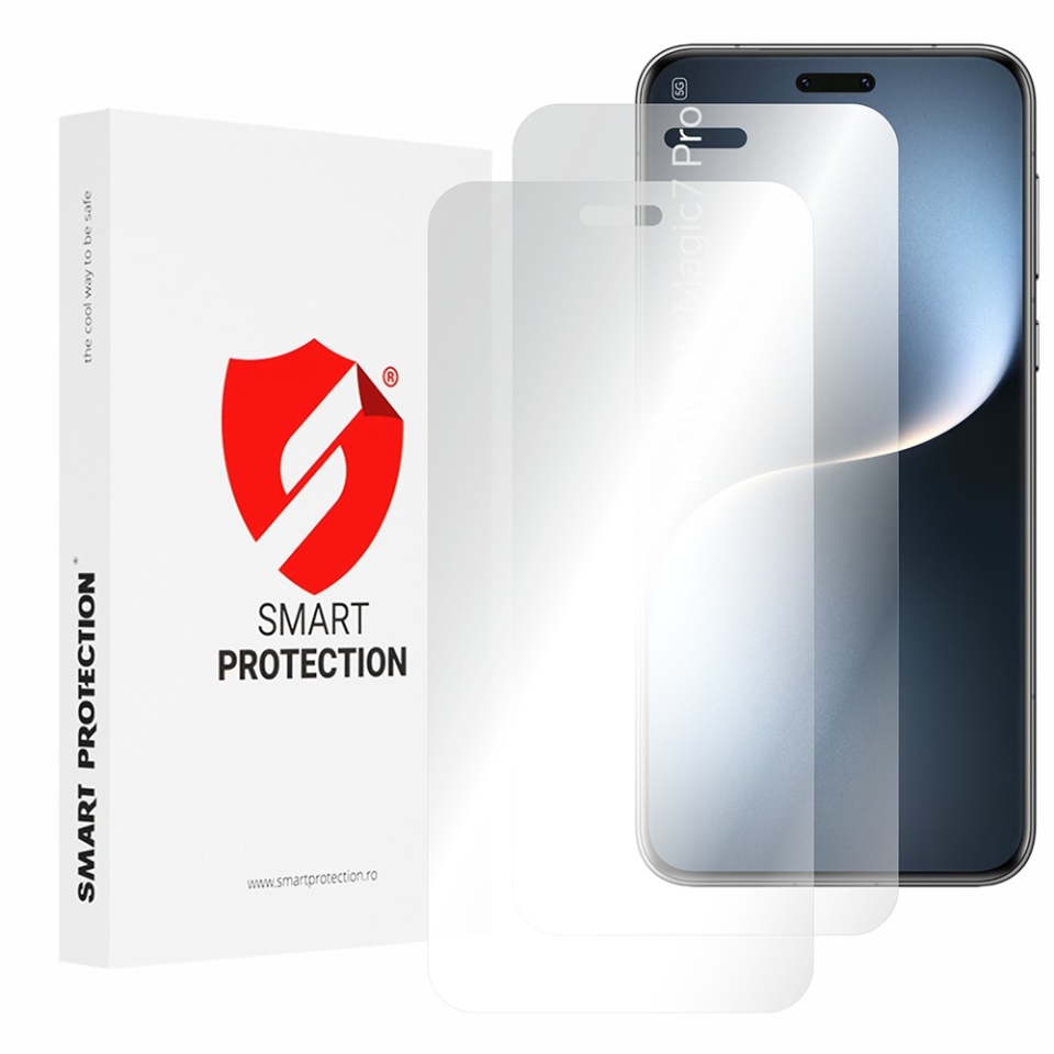[SET 2x] Folie de protectie Honor Magic7 Pro, Premium Classic, Smart Protection, Transparent