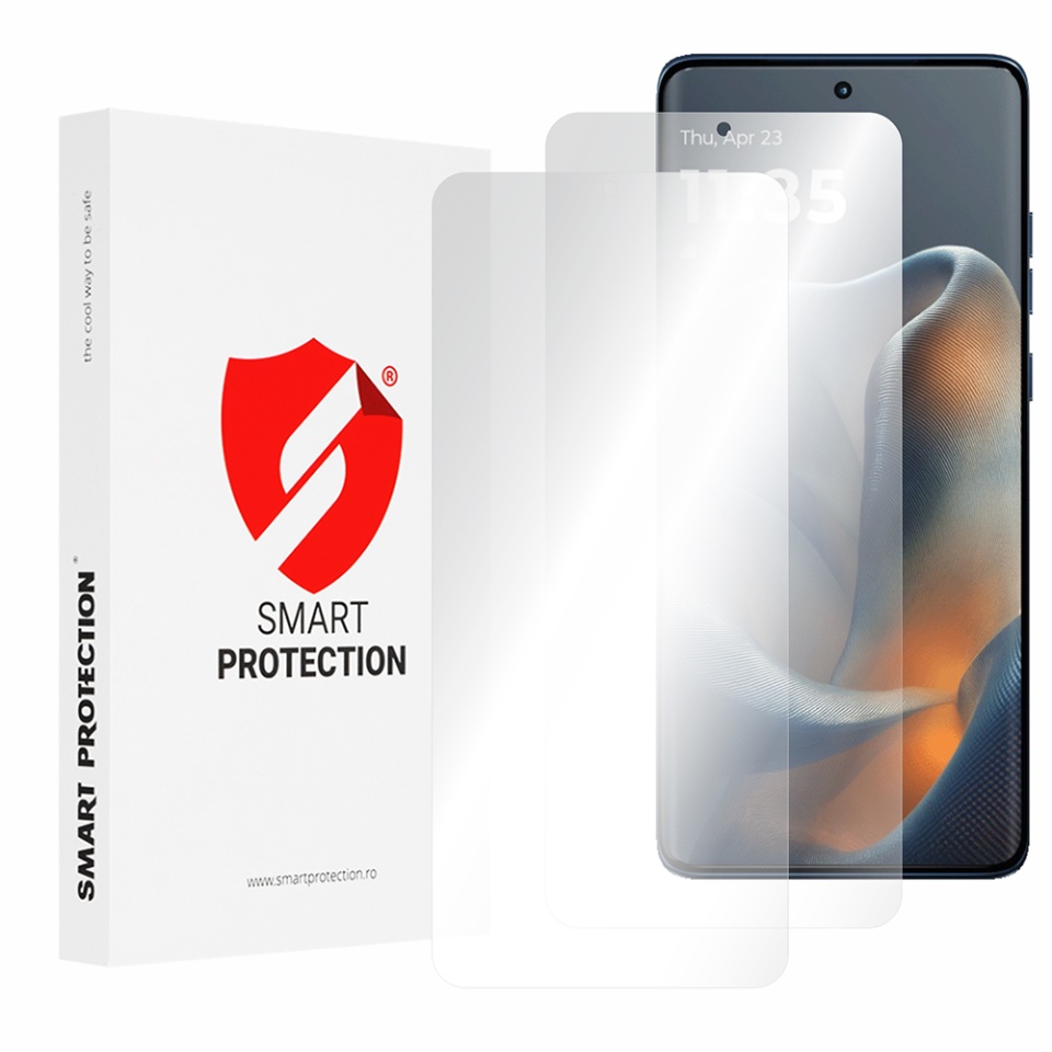 [SET 2x] Folie de protectie Motorola Edge 60 Fusion / Edge 60, Premium Classic, Smart Protection, Transparent