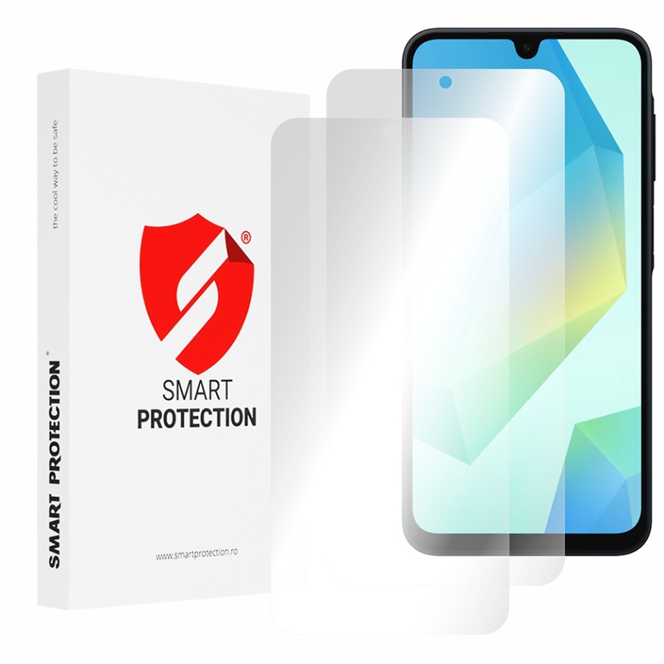 [SET 2x] Folie de protectie Samsung Galaxy A16 4G / Galaxy A16 5G, Premium Classic, Smart Protection, Transparent