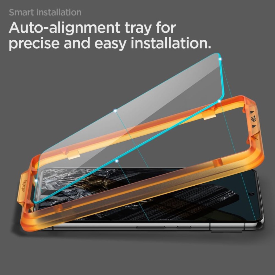 [SET 2x] Folie sticla securizata Google Pixel 8 Pro, Glas.tR Align Master, Spigen, Transparent - 1 | YEO
