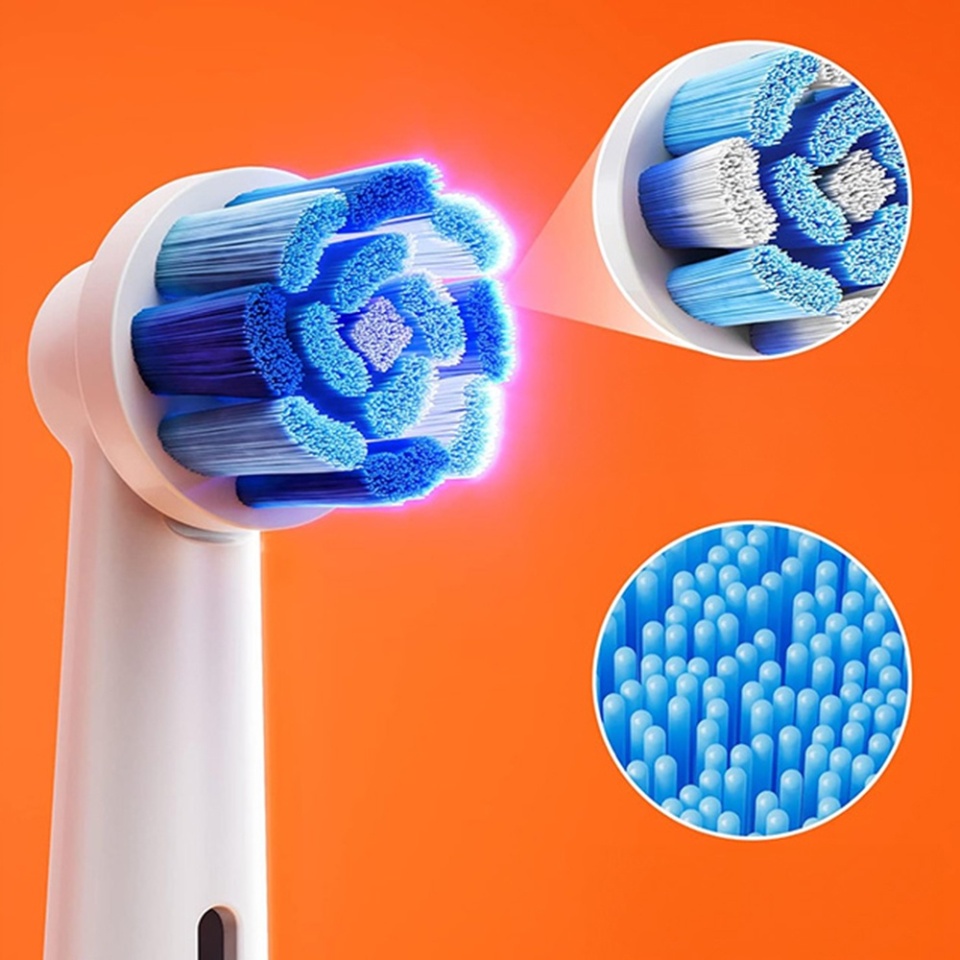 Set 5 capete de periuta Bitvae R2, Curatare profunda si protectie gingivala, SDR2, Alb - 3 | YEO