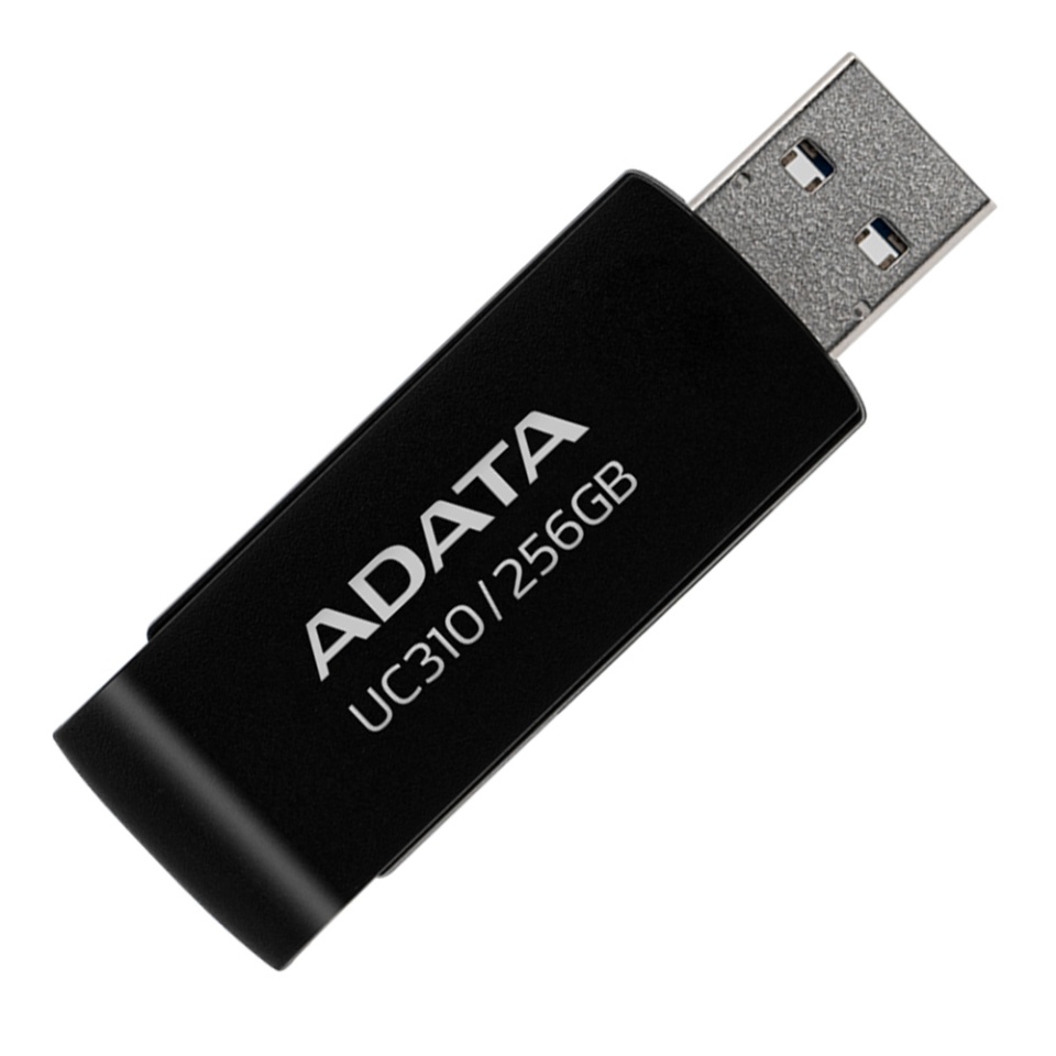 Stick de Memorie USB 3.2 FlashDrive, 256GB, Adata UC310, Negru - 1 | YEO