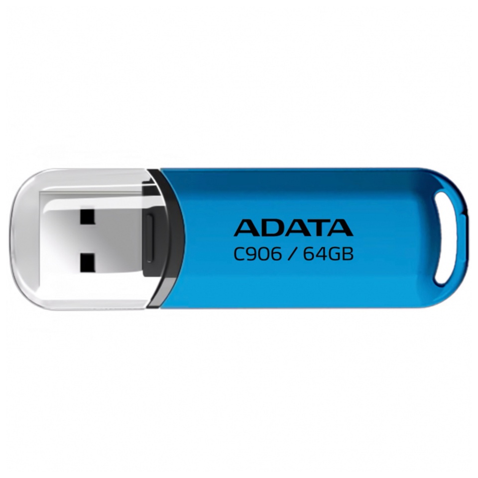 Stick USB ADATA AC906 64G, USB 2.0, Compact si Fiabil, Albastru