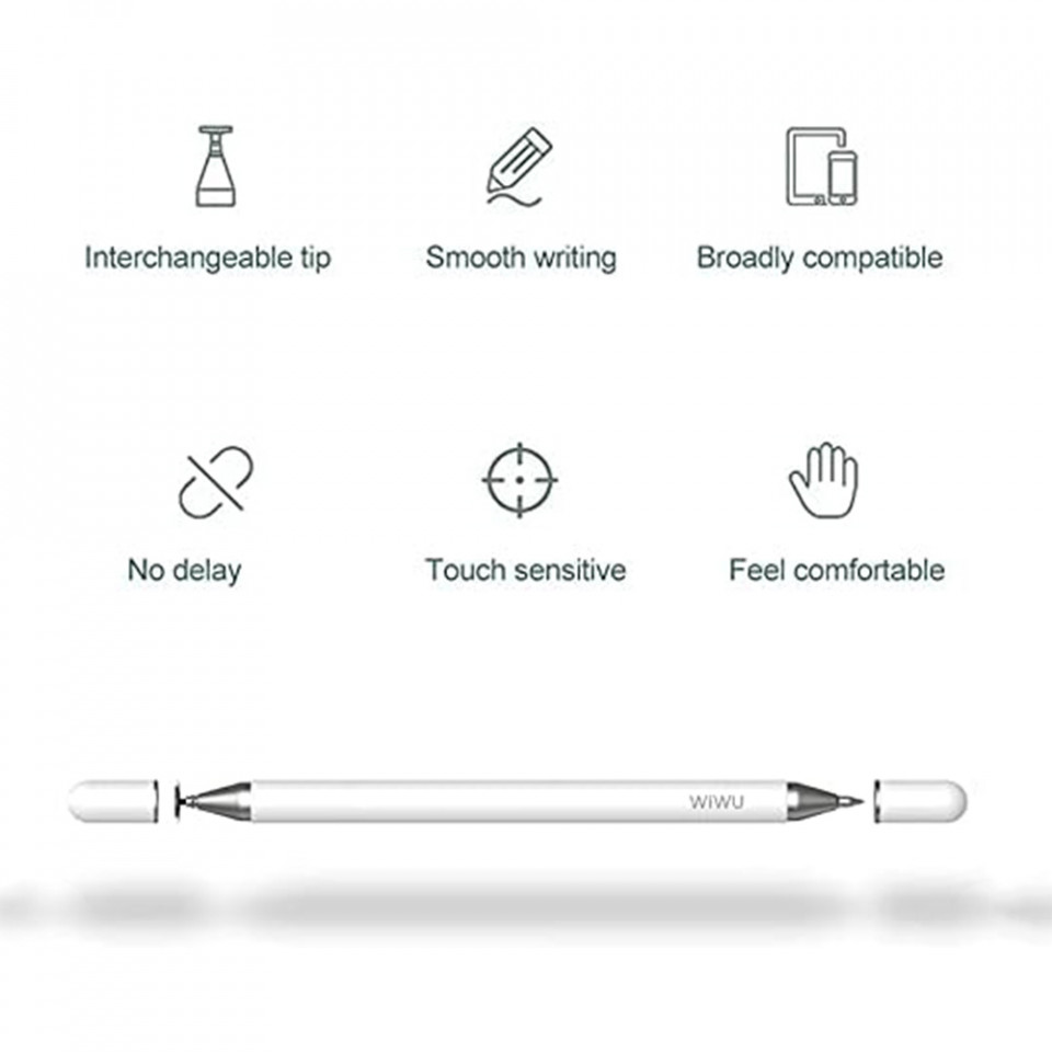 Stylus Pen Pasiv Universal - Yesido (ST04) - White - 3 | YEO