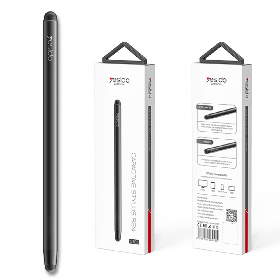 Stylus Pen Universal, Yesido (ST01) - Negru - 7