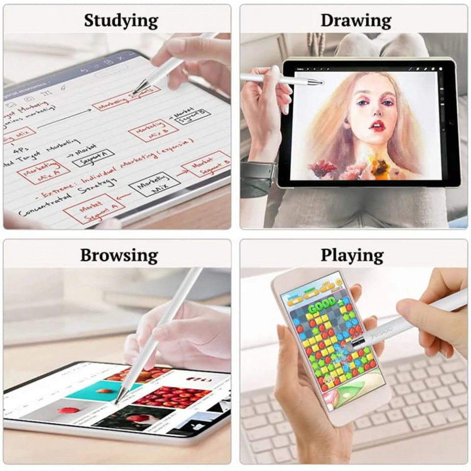 Stylus Pen Universal - Yesido (ST02) - White - 7
