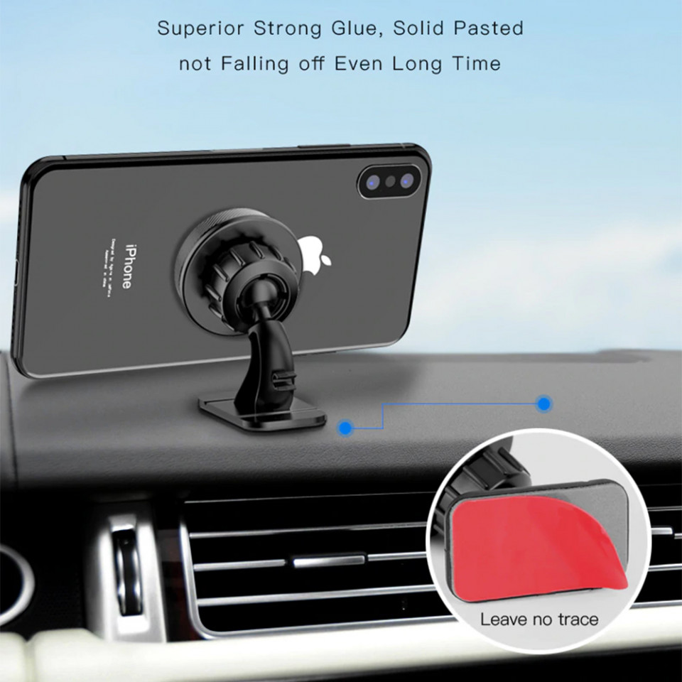 Suport Auto cu Prindere Automata pentru Bord, Yesido C60 - Negru - 1 | YEO