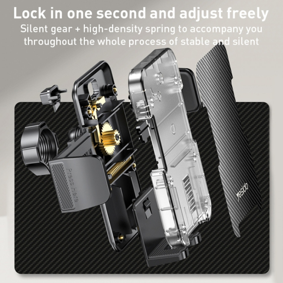 Suport Auto Parbriz si Bord, Yesido (C172) - Negru - 4 | YEO