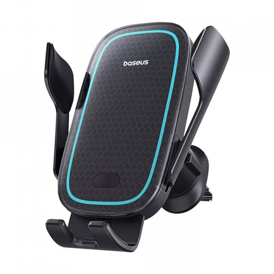 Suport cu Incarcare Wireless 15W, Baseus Milky Way Pro Series - Negru