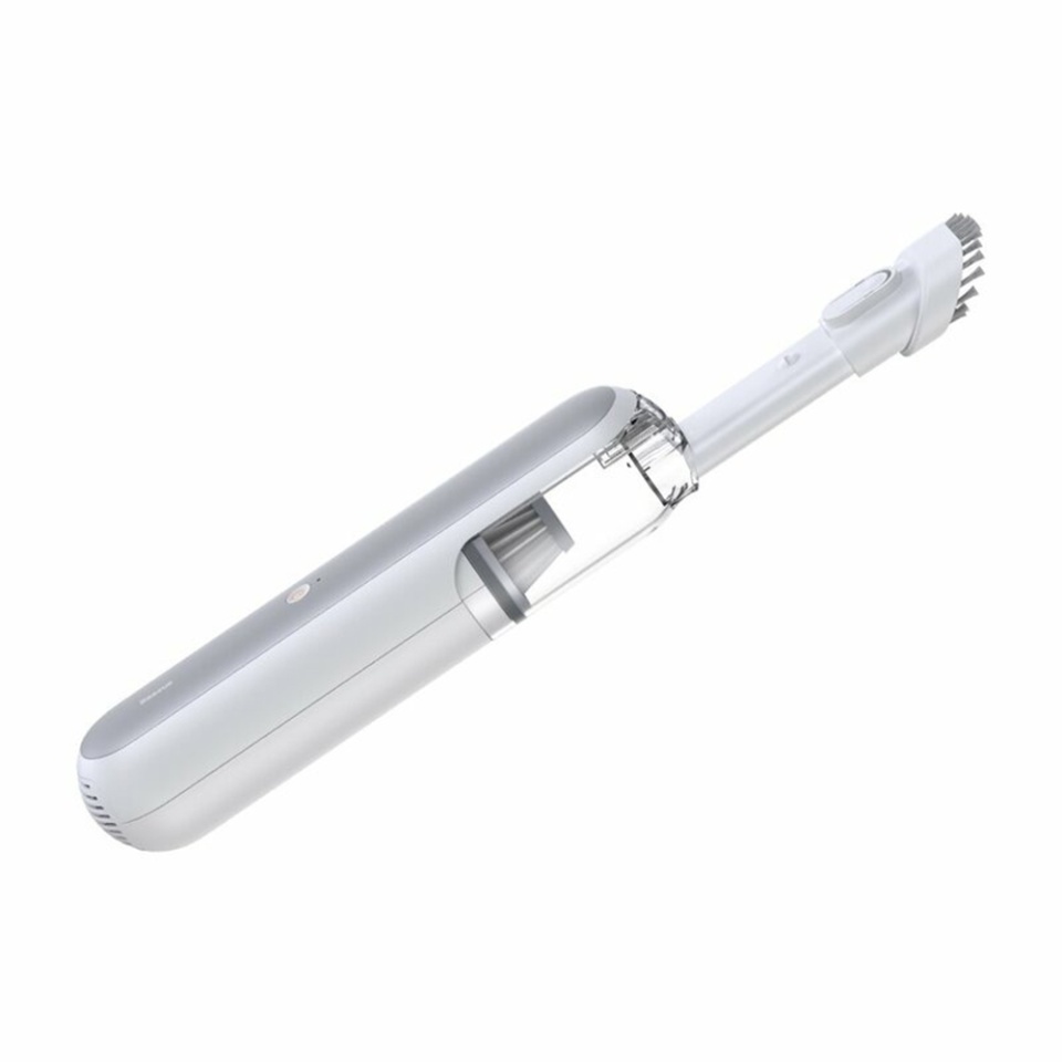 Aspirator Portabil Auto cu Perie, Putere 4000Pa, 2000mAh, 30W, Baseus, Vacuum Cleaner A1, Alb - 3 | YEO