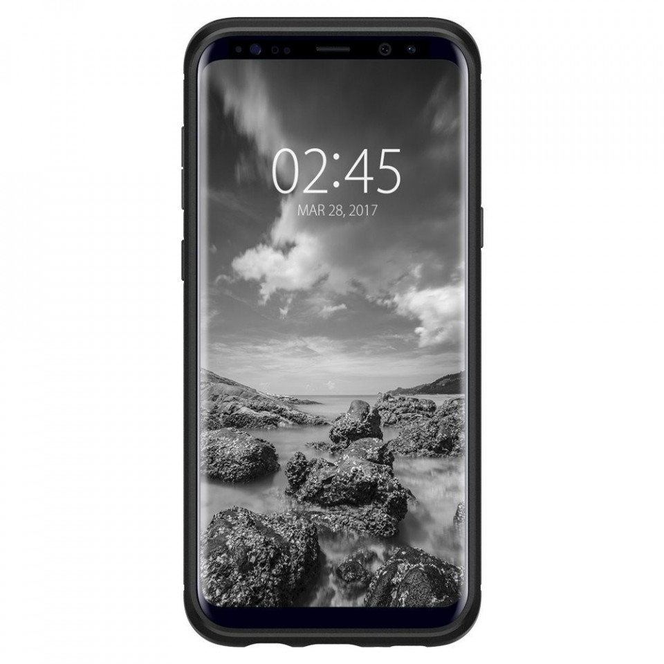 Bumper Samsung Galaxy S8, Rugged Armor Spigen - Negru - 3 | YEO
