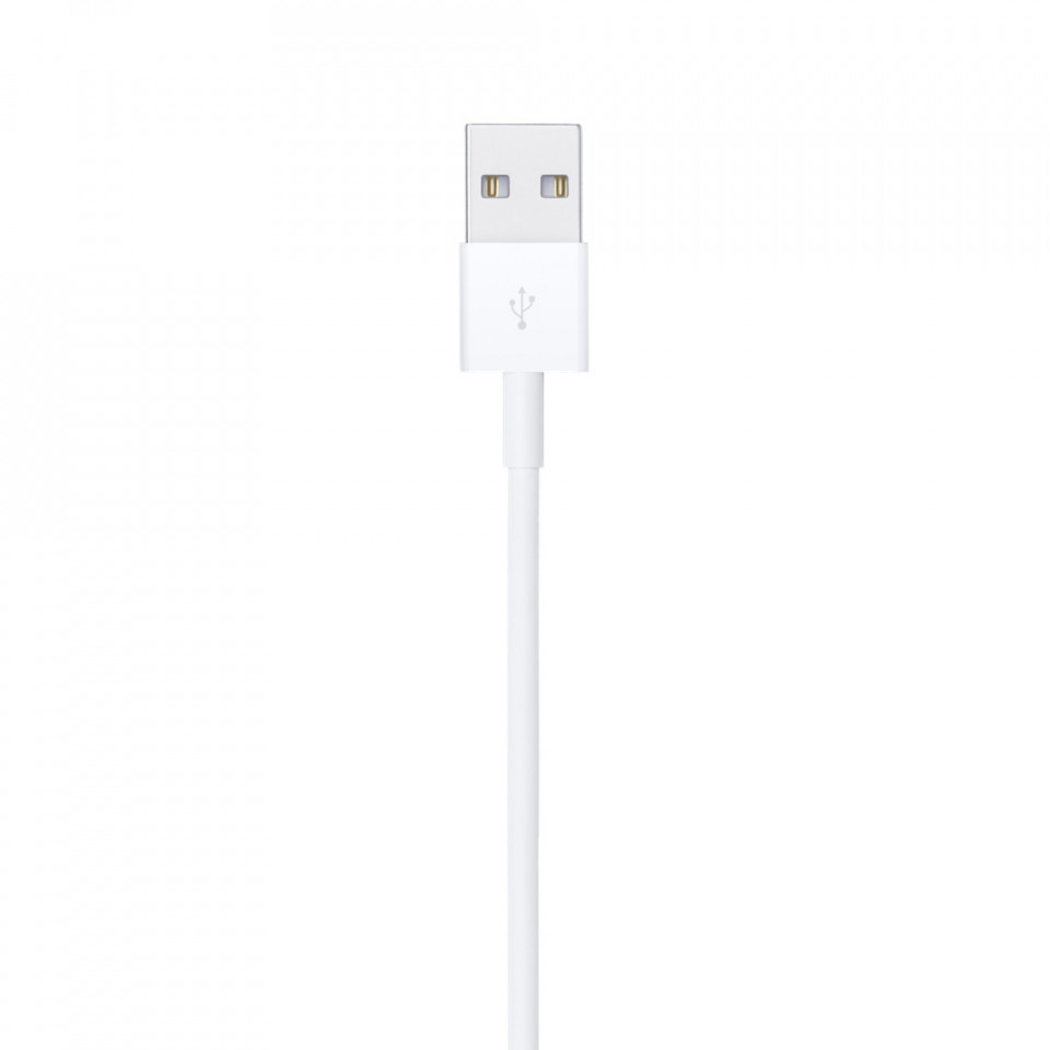 Cablu de Date USB-A la Lightning, 1m - Apple A1480 (MXLY2ZM/A) - White (Blister Packing) - 2 | YEO