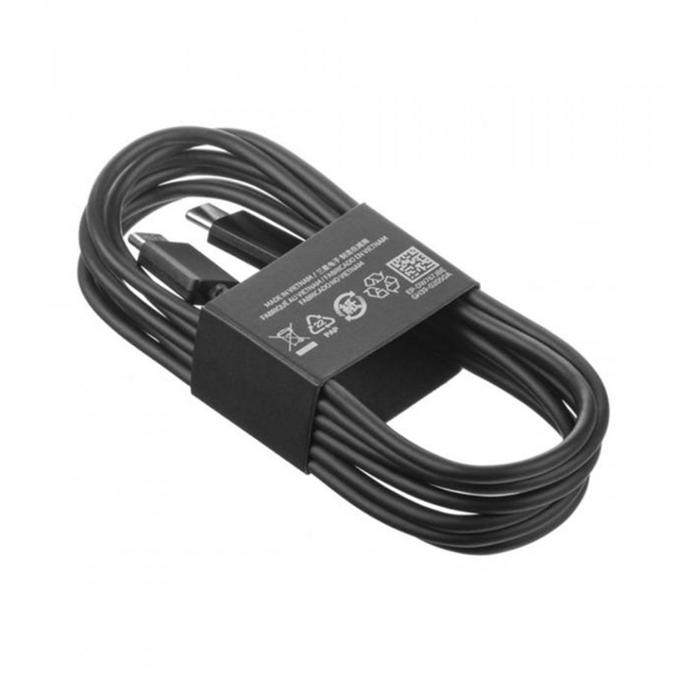 Cablu de Date USB-C to Type-C Fast Charging 3A, 1.8m - Samsung (EP-DW767JBE) - Black (Bulk Packing) - 3 | YEO