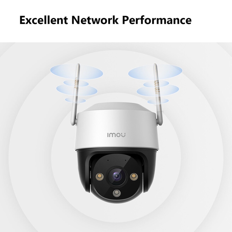 Camera Video WiFi Outdoor, 5MP, Detectare miscare, Night Vision, Imou Cruiser SE, Alb - 2 | YEO