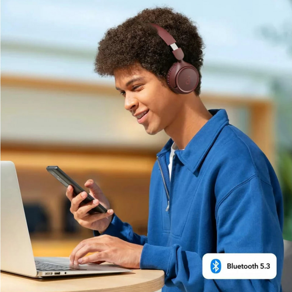 Casti Bluetooth 5.3, pliabile - Anker SoundCore H30i (A3012G91) - Red - 3 | YEO