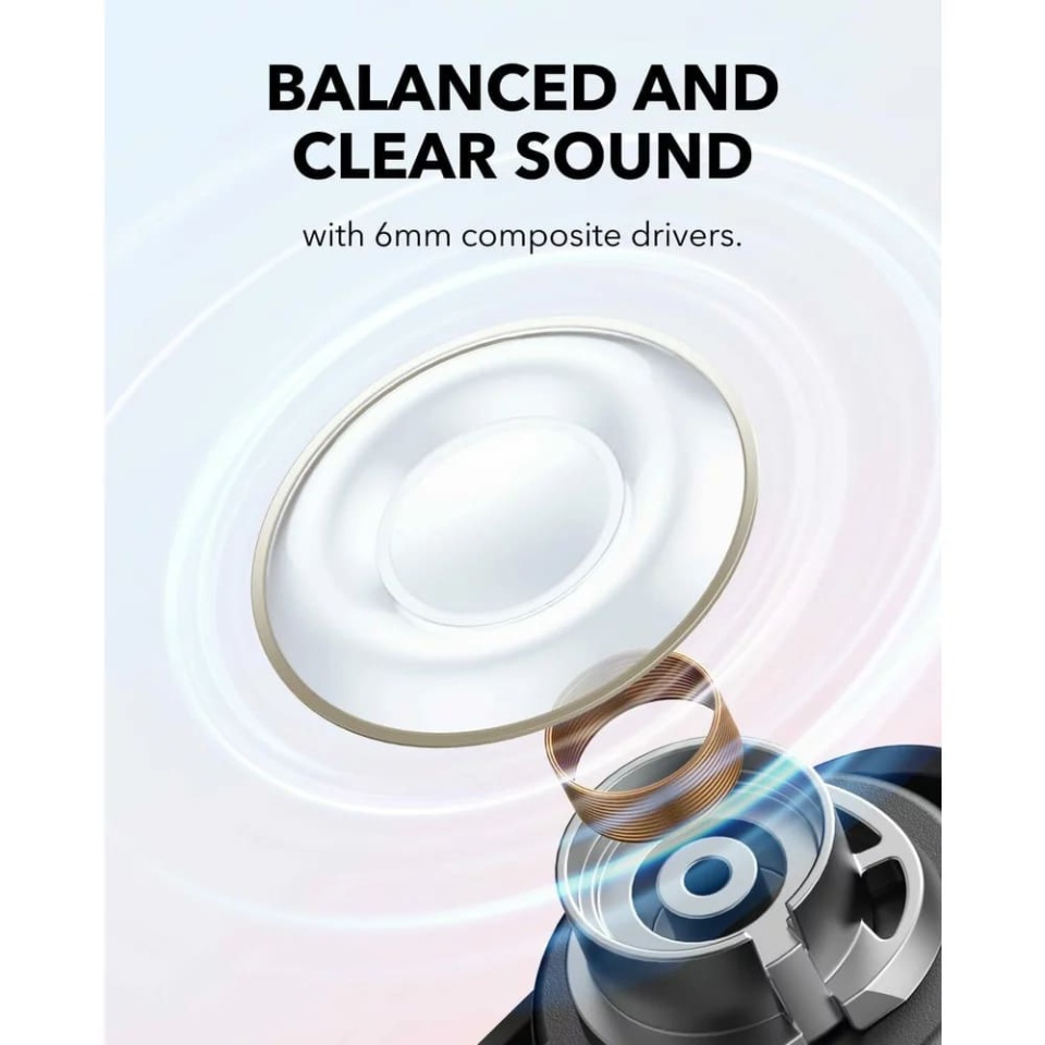 Casti In-Ear Anker SoundCore A30i, Wireless, IP54, Bluetooth 5.4, Incarcare Type-C - Negru - 3 | YEO