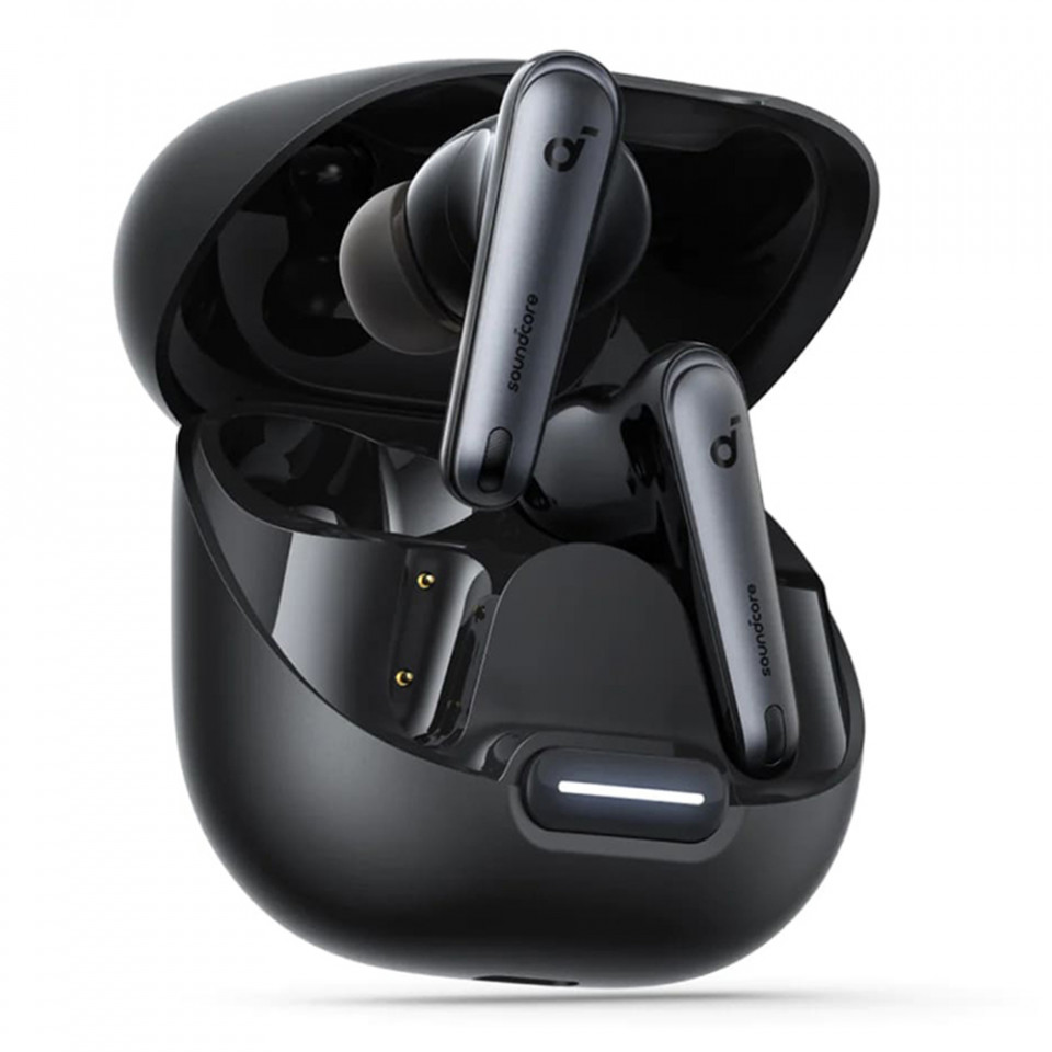 Casti In-Ear Bluetooth 5.3, ANC 2.0, Hi-Res, LDAC, IPX4, Anker SoundCore Liberty 4 NC, (A3947G11) - Black