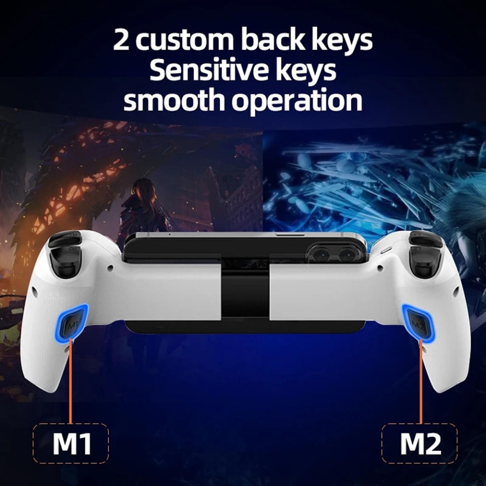 Controller Wireless Bluetooth 5.2 Universal, Compatibil Android/iOS/PS4/Switch, BSP-D9, set cu sticker, Negru - 2 | YEO