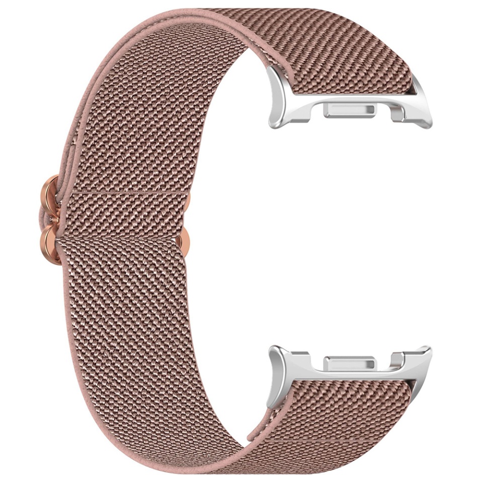 Curea Naylon pentru Samsung Galaxy Watch8 40mm/Watch8 44mm/Watch8 Classic, Ajustabila, Premium, Skyddar W80, Roz pudra - 1 | YEO