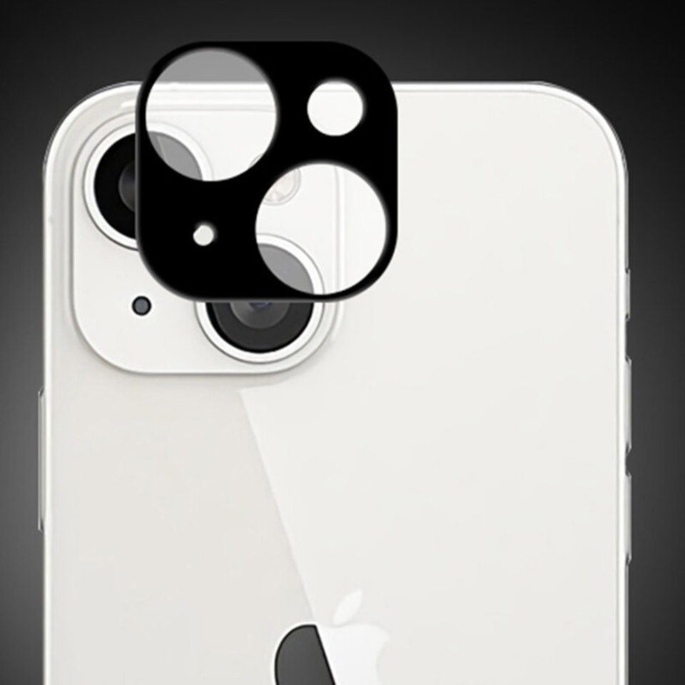 Folie camera pentru iPhone 13 / 13 mini, SKYDDAR INNOVATION, Camera Glass Negru, set cu sticker - 2 | YEO