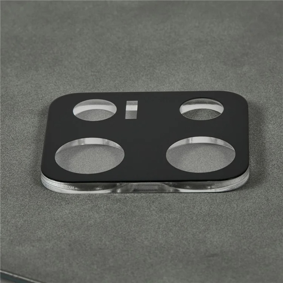 Folie camera pentru Xiaomi Redmi Note 14S, SKYDDAR INNOVATION, Camera Glass Negru, set cu sticker - 1 | YEO
