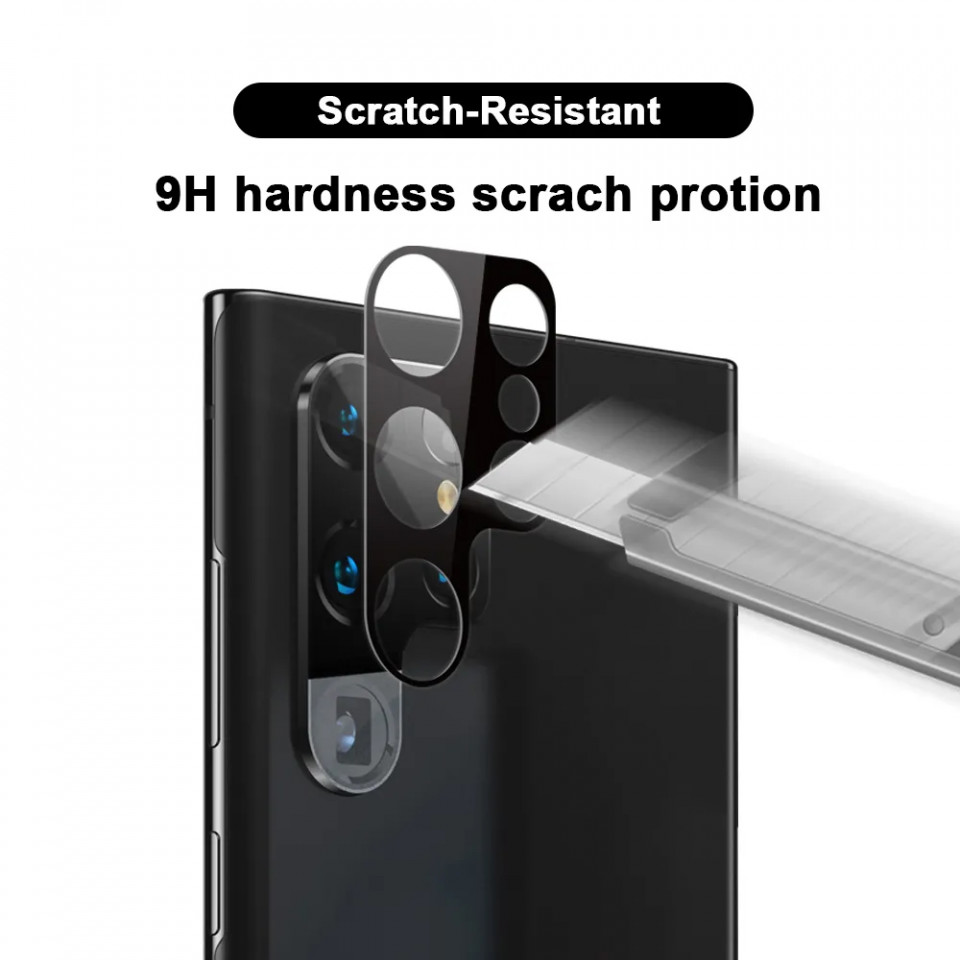 Folie camera Samsung Galaxy S23 Ultra, Techsuit Full Camera Glass - Negru - 1 | YEO