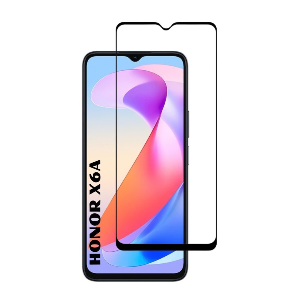 Folie pentru Honor X6a, SKYDDAR INNOVATION, Sticla Securizata, Ultra HD, Protectie 111D, Montare Simplă, Transparent, set cu sticker