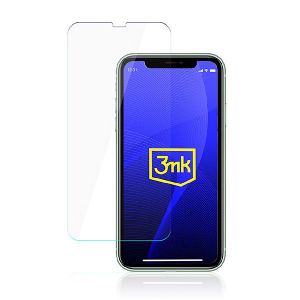 Folie pentru iPhone 11 / XR din silicon, 3mk FlexibleGlass, Transparent - 3 | YEO