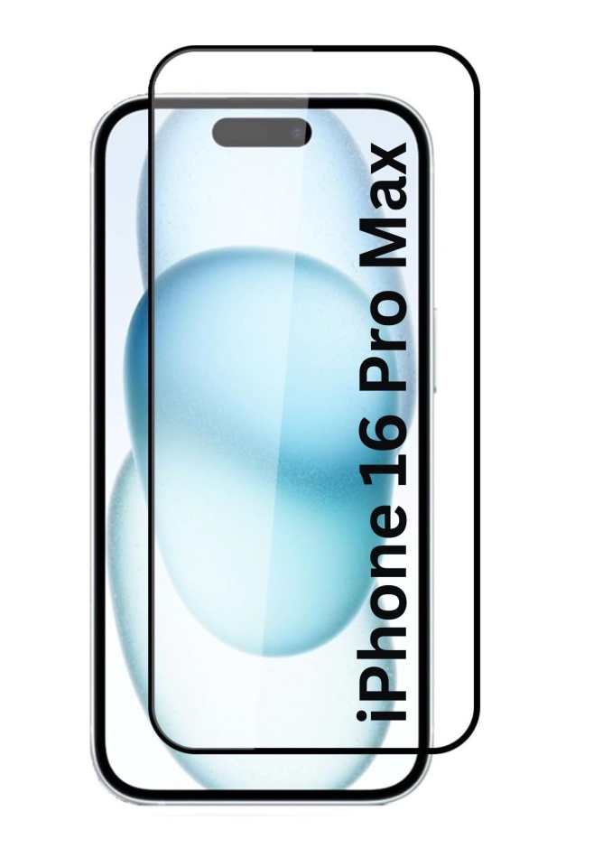 Folie pentru iPhone 16 Pro Max, SKYDDAR INNOVATION, Sticla Securizata, Ultra HD, Protectie 111D, Montare Simplă, set cu sticker, Transparent