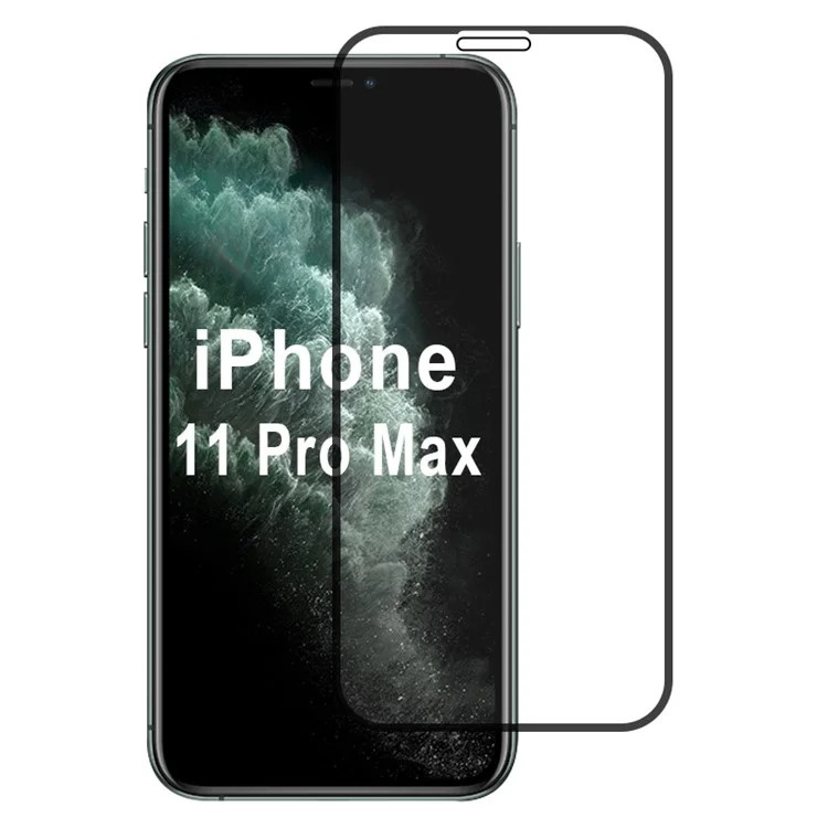 Folie pentru iPhone XS Max / 11 Pro Max, Sticla Securizata, Ultra HD, Protectie 9H, Montare Simplă, SKYDDAR 111D - Transparent
