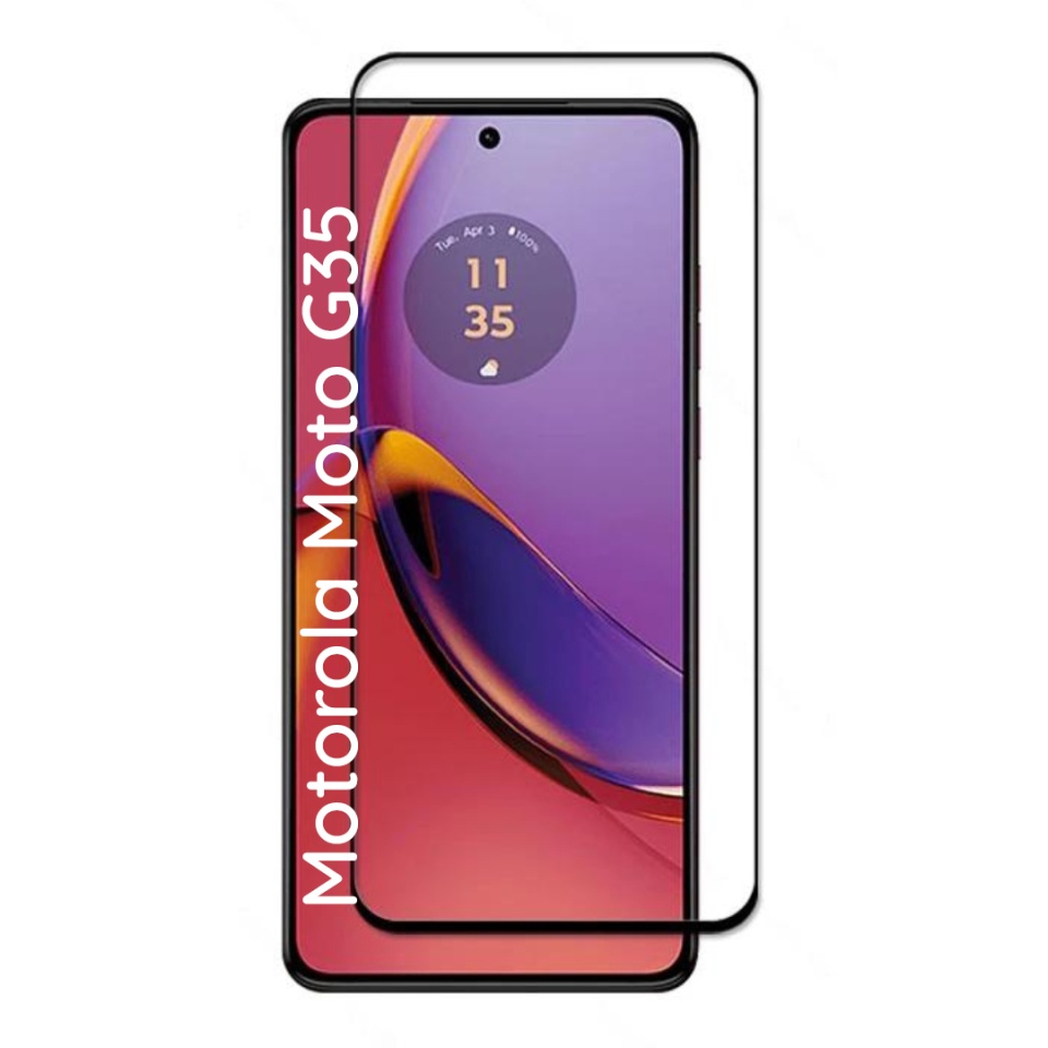 Folie pentru Motorola Moto G35, Sticla Securizata, Ultra HD, Protectie 9H, Montare Simplă, SKYDDAR 111D - Transparent