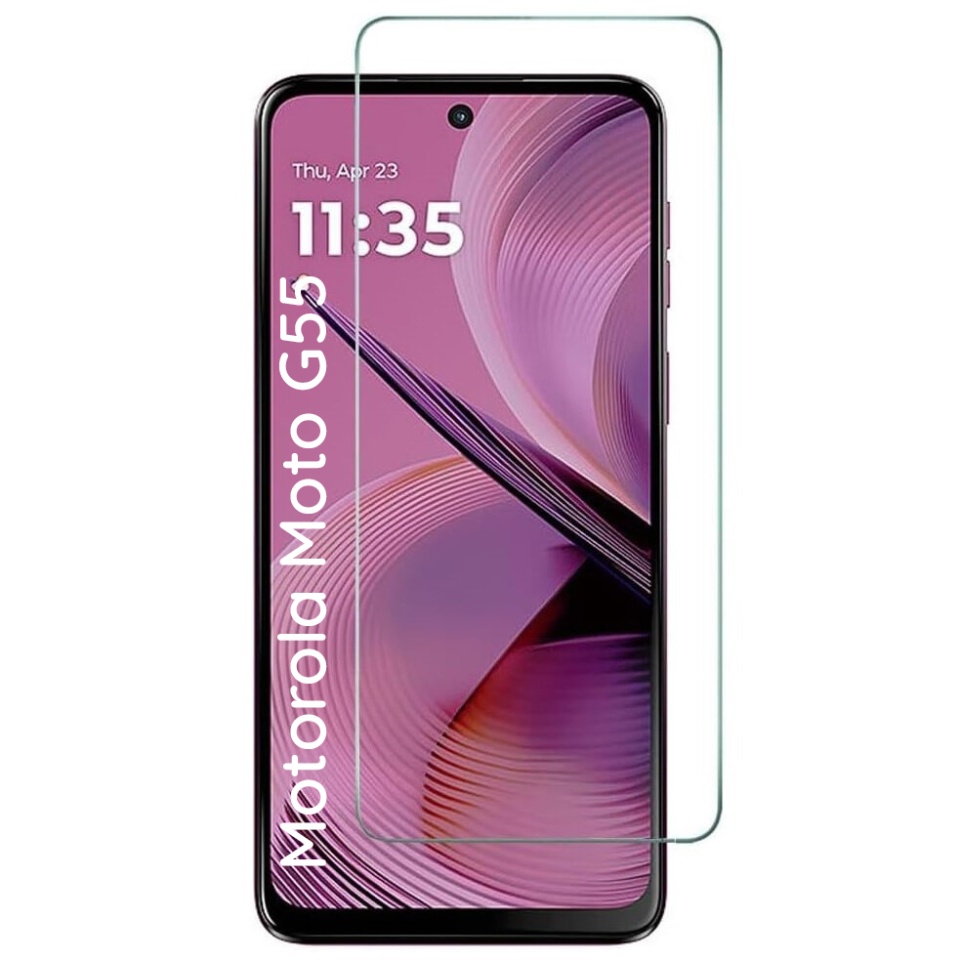 Folie pentru Motorola Moto G55 din Sticla Securizata, Protectie 9H, 0.3mm, SKDR Clear Vision - Transparent
