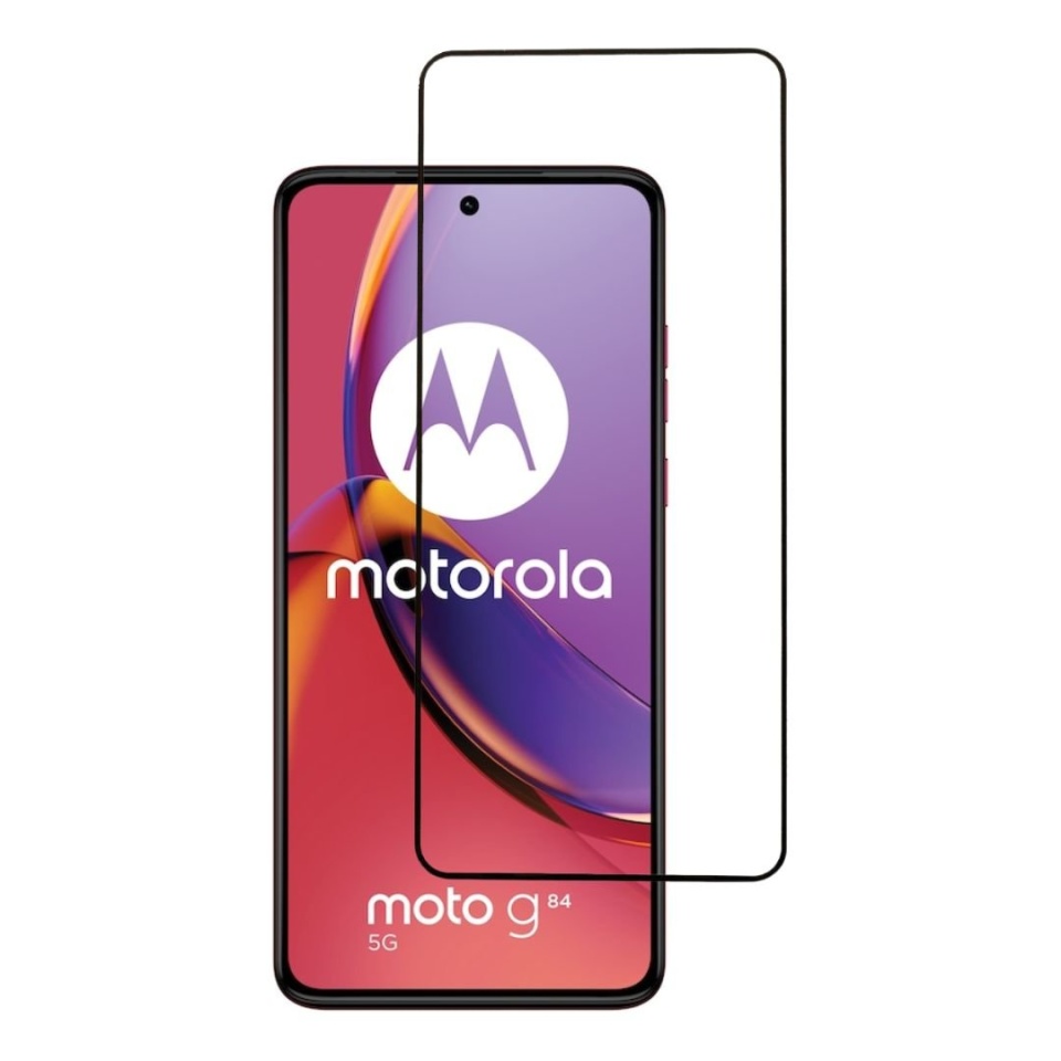 Folie pentru Motorola Moto G84, SKYDDAR INNOVATION, Sticla Securizata, Ultra HD, Protectie 111D, Montare Simplă, Transparent, set cu sticker