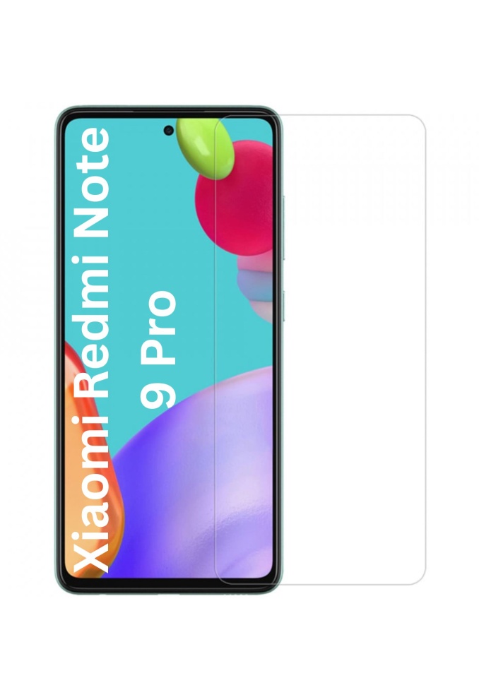 Folie pentru Xiaomi Redmi Note 9 Pro / Redmi Note 9S / Redmi Note 9 Pro Max, SKYDDAR INNOVATION, Protectie 9H, 0.3mm, Clear Vision, set cu sticker, Transparent