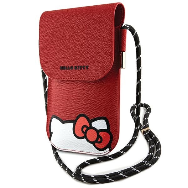 Geanta Hello Kitty, Piele Ecologica, Hiding Kitty Cord, Rosu