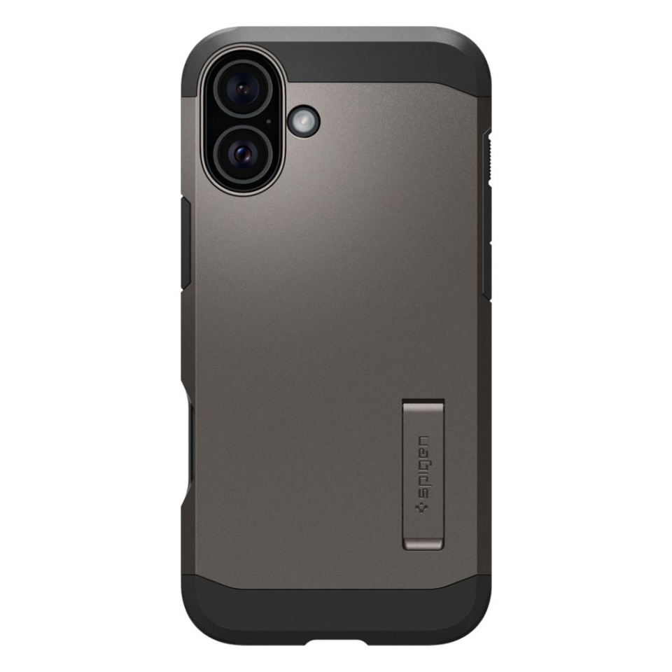 Husa Antisoc iPhone 16, Spigen Tough Armor - Cenusiu - 3 | YEO