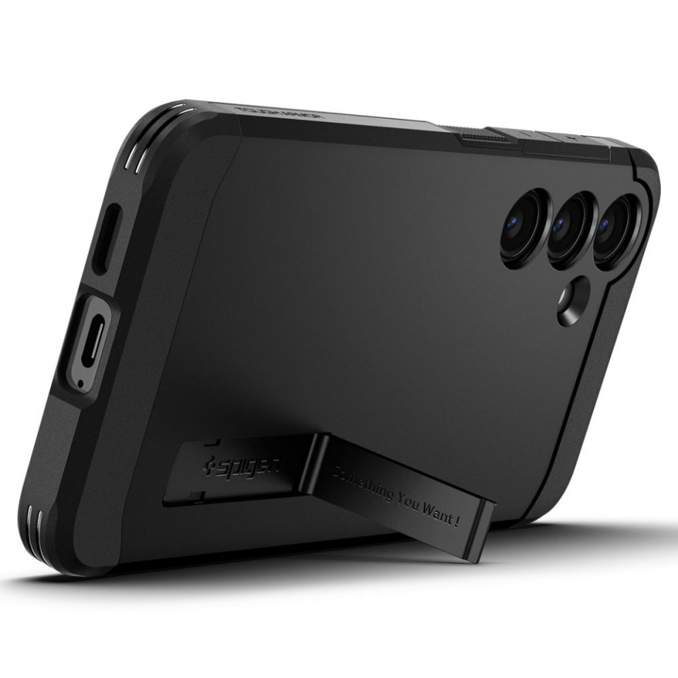Husa Antisoc Samsung Galaxy S24 Plus, Spigen Tough Armor - negru - 3 | YEO