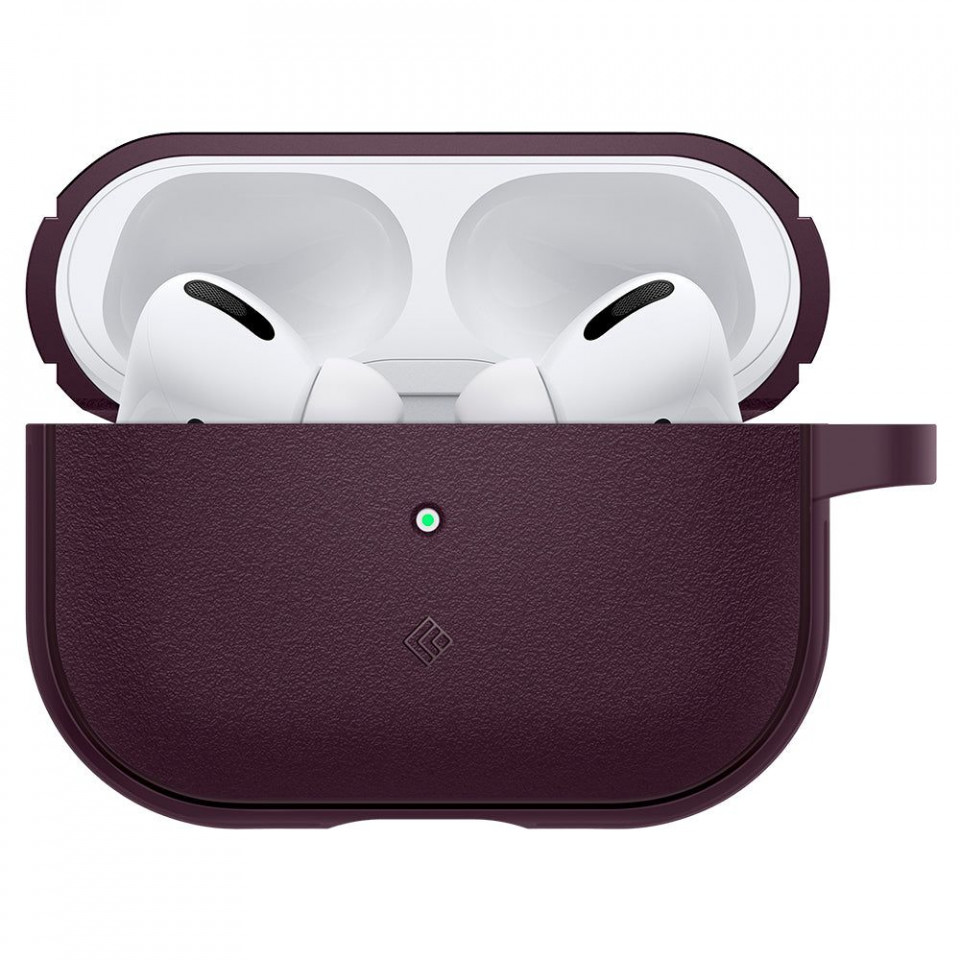 Husa Apple AirPods Pro, Spigen Caseology Vault - Burgundy