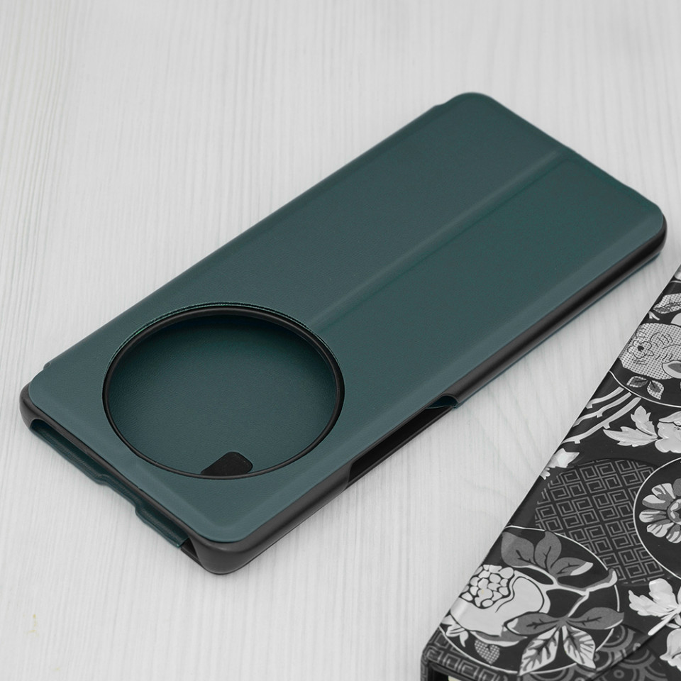 Husa Honor Magic6 Lite tip carte, Skyddar Eco View Leather - Verde - 1 | YEO