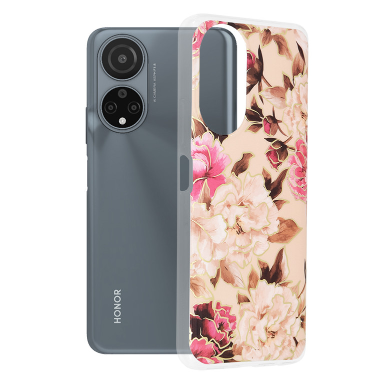 Husa Honor X7 Marble Series, Techsuit - Mary Berry Nude